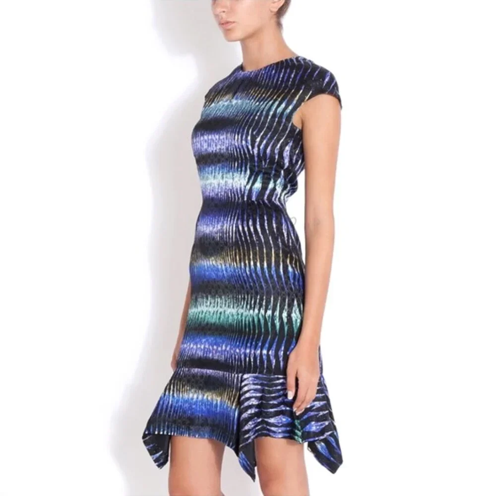 Peter Pilotto Digitally Printed Silk Dress ALT ASO Blair Waldorf